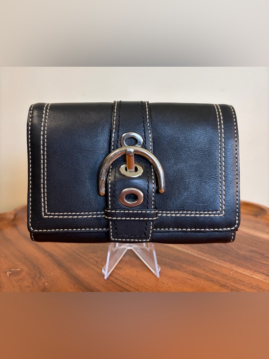 Coach Handbags - Coach Soho Buckle Bifold Wallet Black NWOT